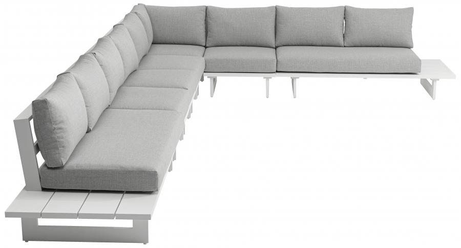 

    
 Order  Contemporary White/Light Grey Aluminium Patio Modular Sectional Sec4A Meridian Furniture Maldives 337Grey-Sec4A
