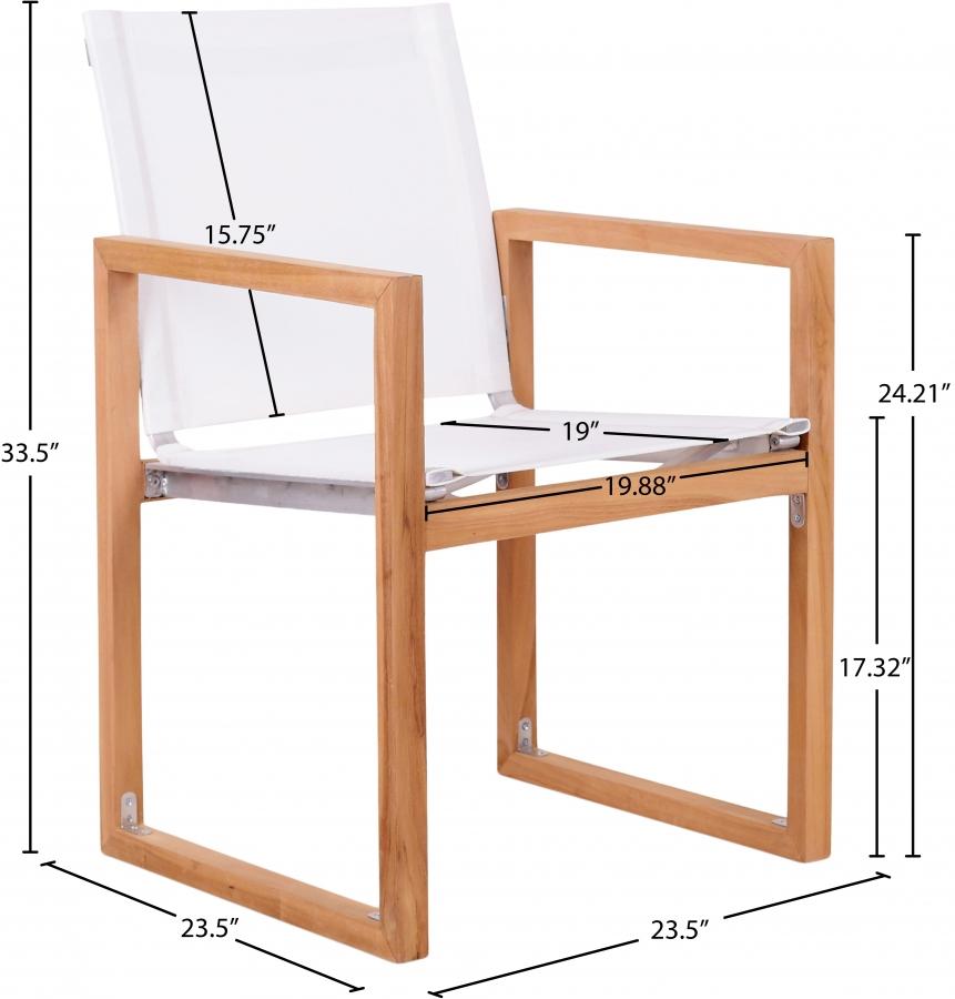 

                    
Buy Contemporary White Wood Fabric Arm Chairs Set 2PCS Meridian Furniture Tulum 353White-AC-2PCS
