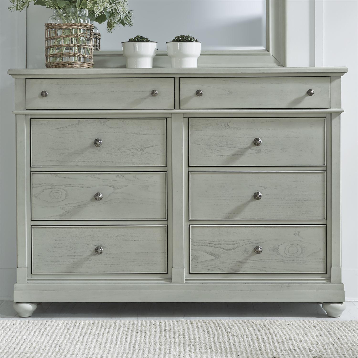 

    
Cottage Gray Wood Double Dresser Harbor View III (731-BR) Liberty Furniture
