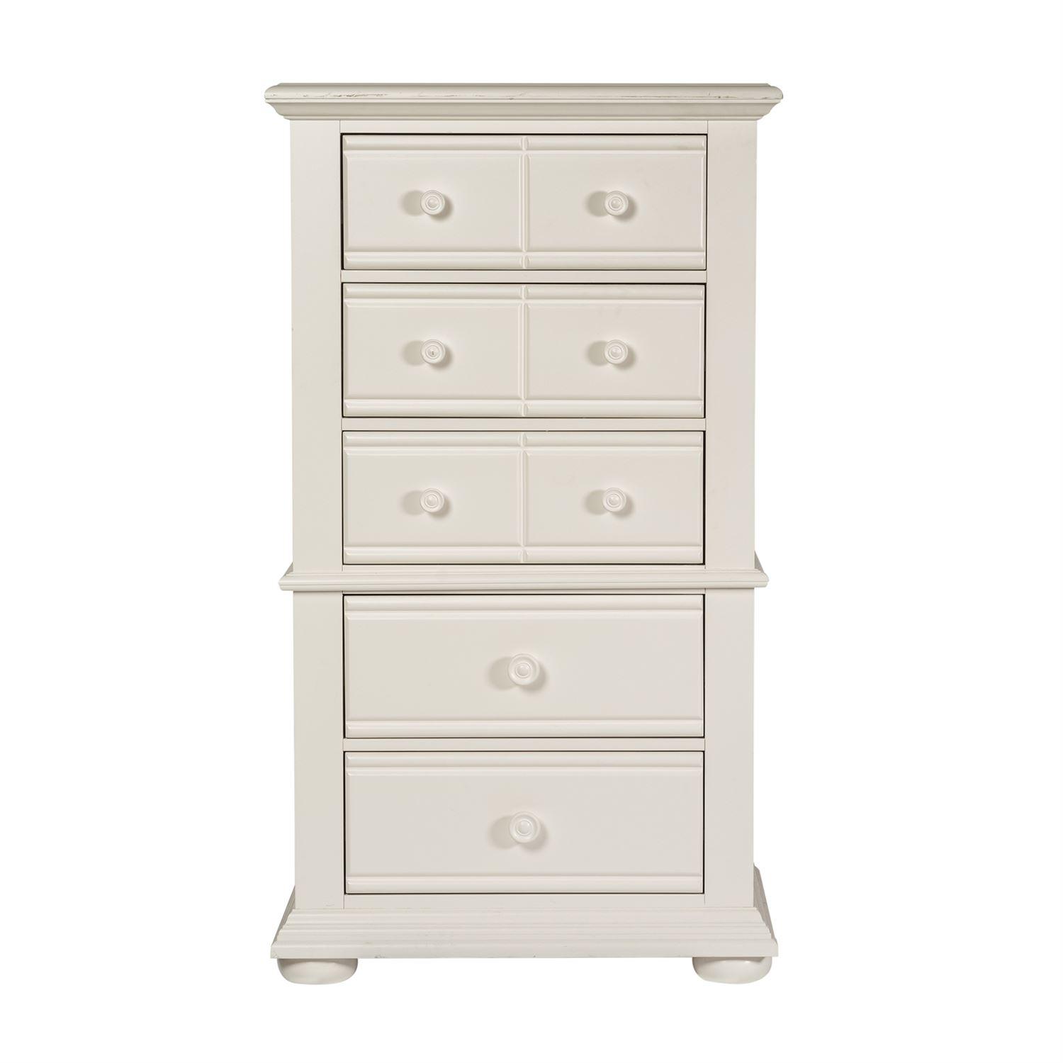 

    
Cottage White Wood Lingerie Chest Summer House I (607-BR) Liberty Furniture
