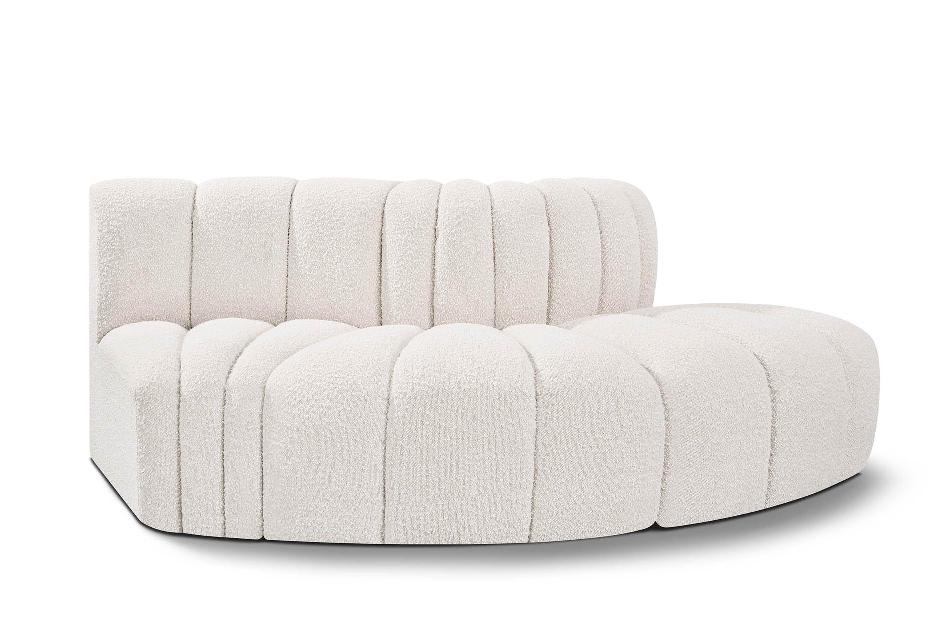Contemporary, Modern Modular Sectional Sofa ARC 102Cream-S3E 102Cream-S3E in Cream 