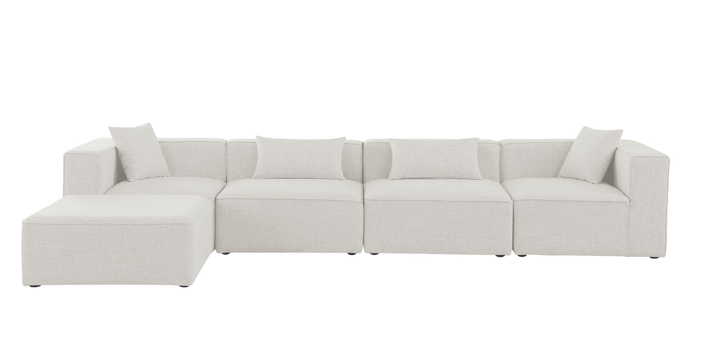 

    
630Cream-Sec5A Meridian Furniture Modular Sectional Sofa
