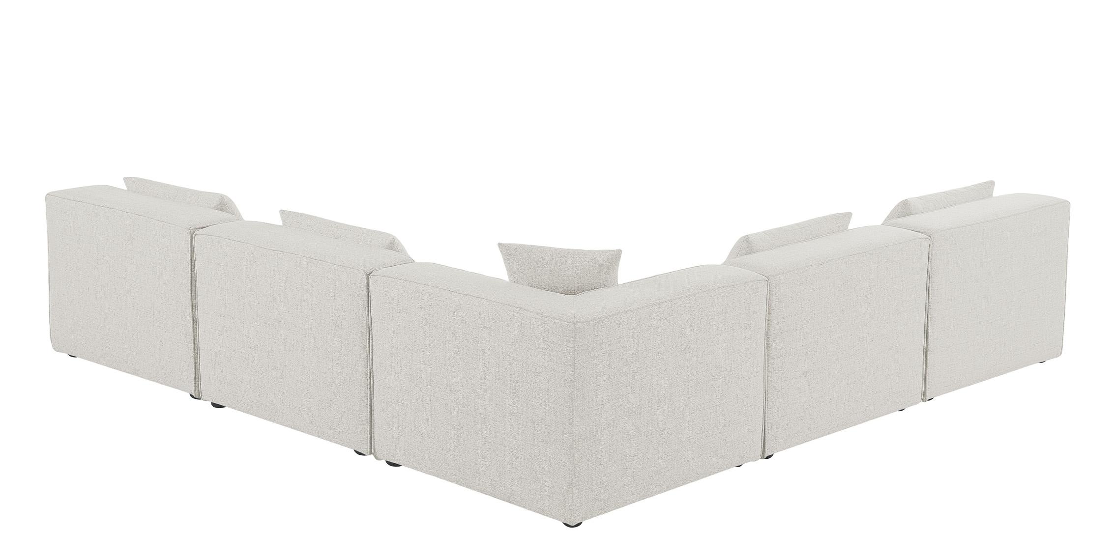 

        
Meridian Furniture CUBE 630Cream-Sec5B Modular Sectional Sofa Cream Linen 94308264172
