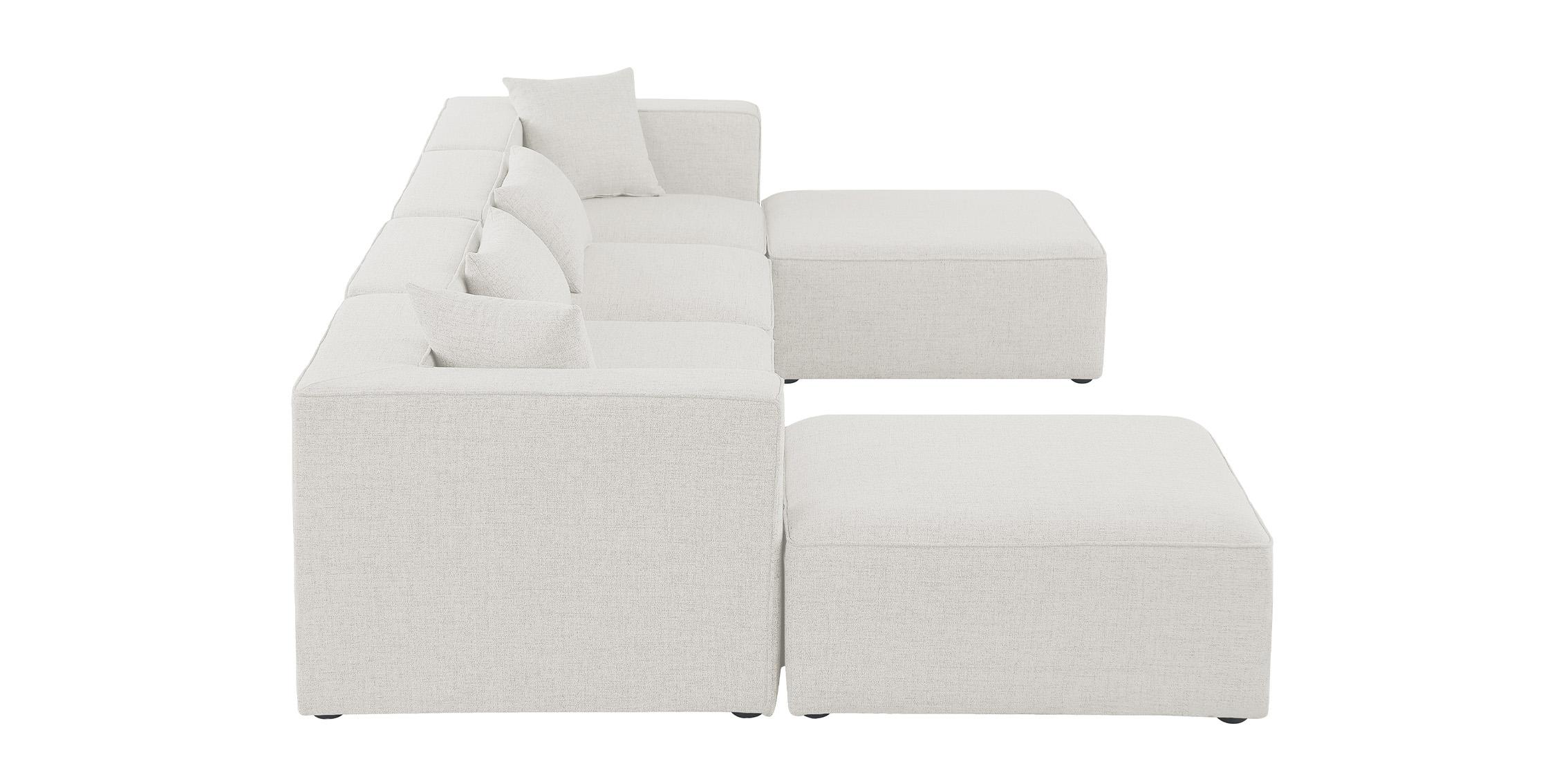 

        
Meridian Furniture CUBE 630Cream-Sec6B Modular Sectional Sofa Cream Linen 94308264264
