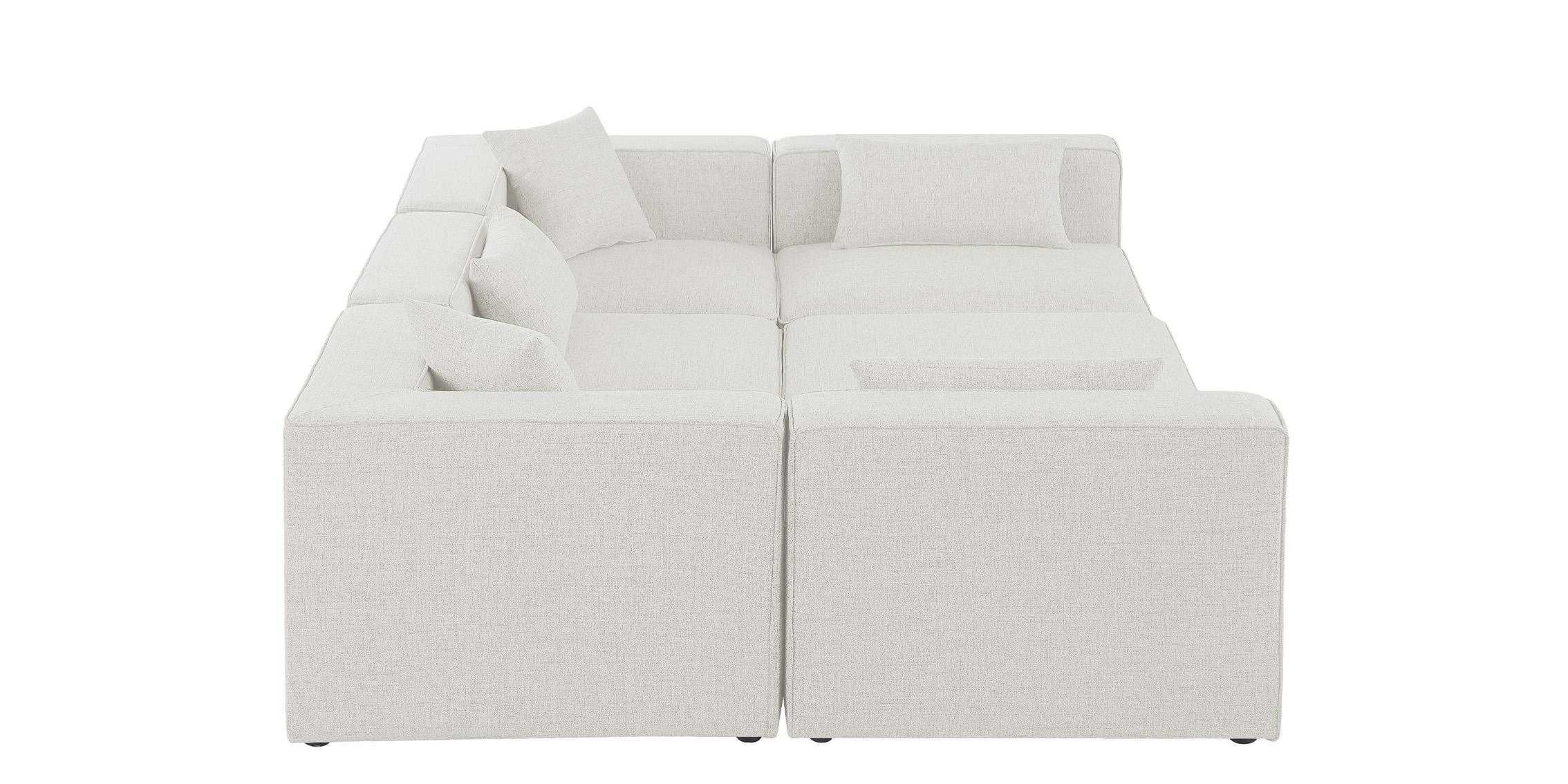 

        
Meridian Furniture CUBE 630Cream-Sec6C Modular Sectional Sofa Cream Linen 94308264295
