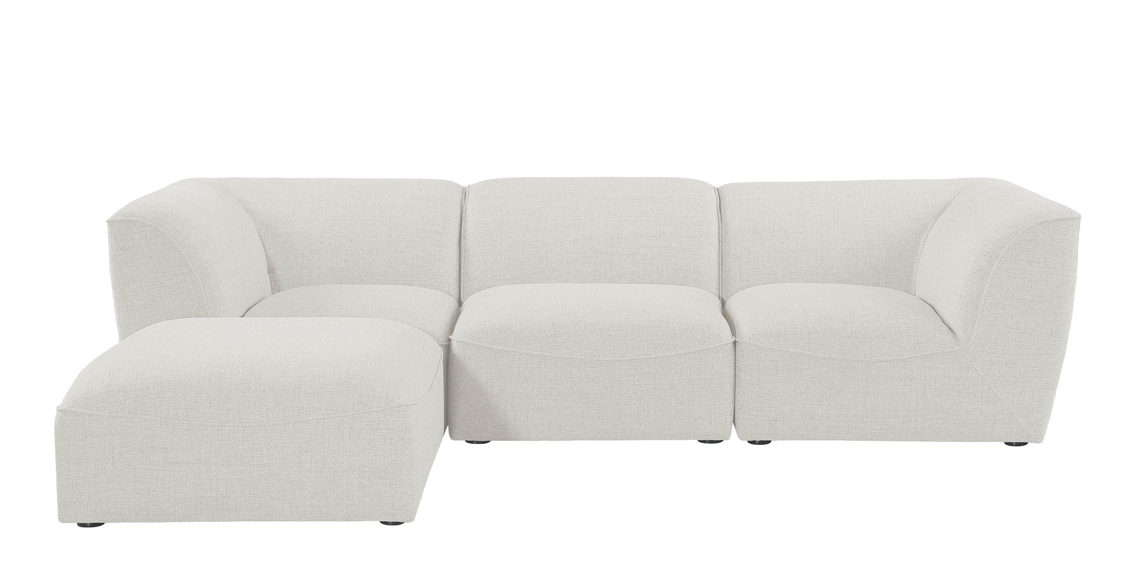 

    
683Cream-Sec4A Meridian Furniture Modular Sectional Sofa
