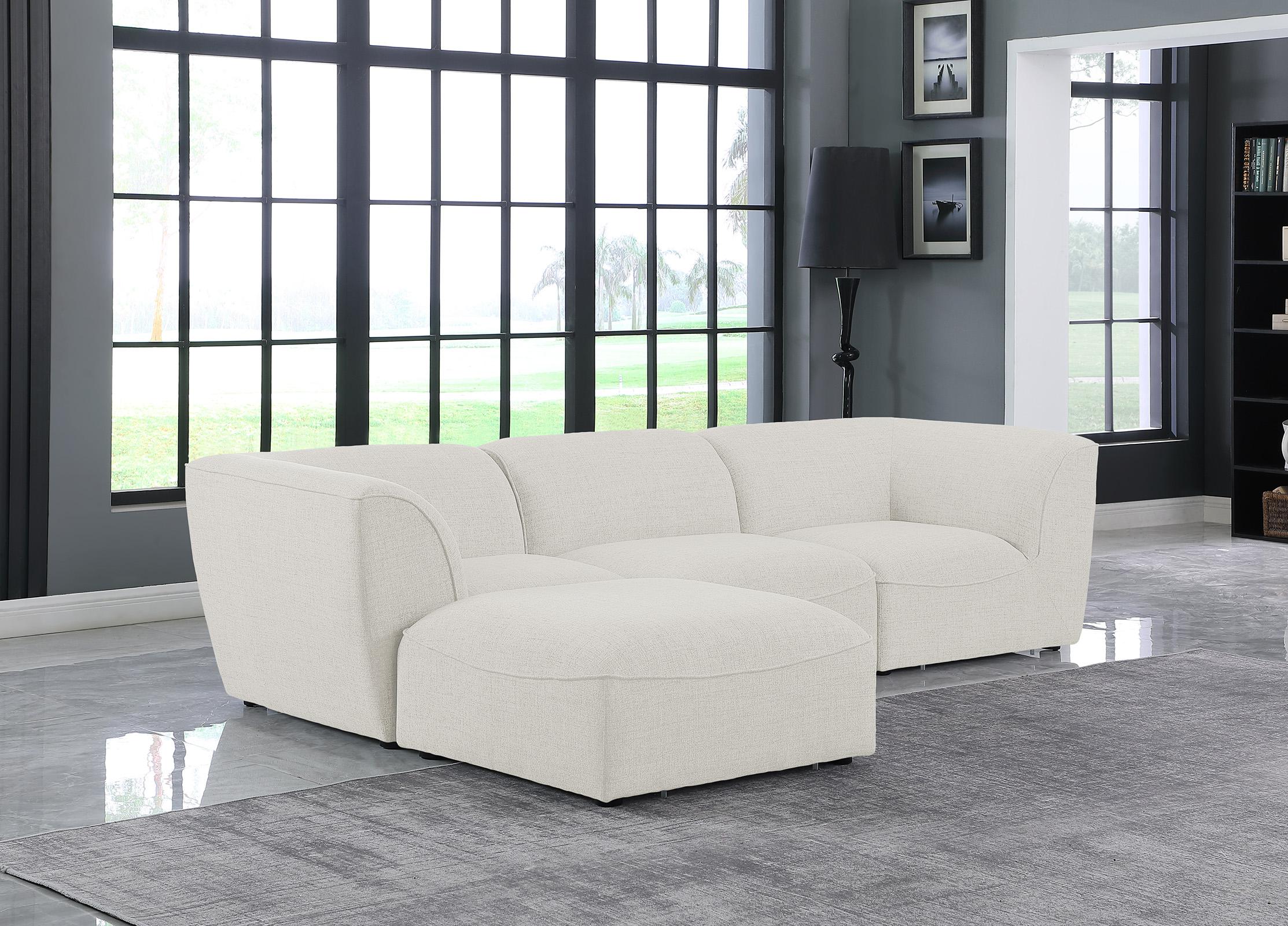 

        
Meridian Furniture MIRAMAR 683Cream-Sec4A Modular Sectional Sofa Cream Linen 94308264561
