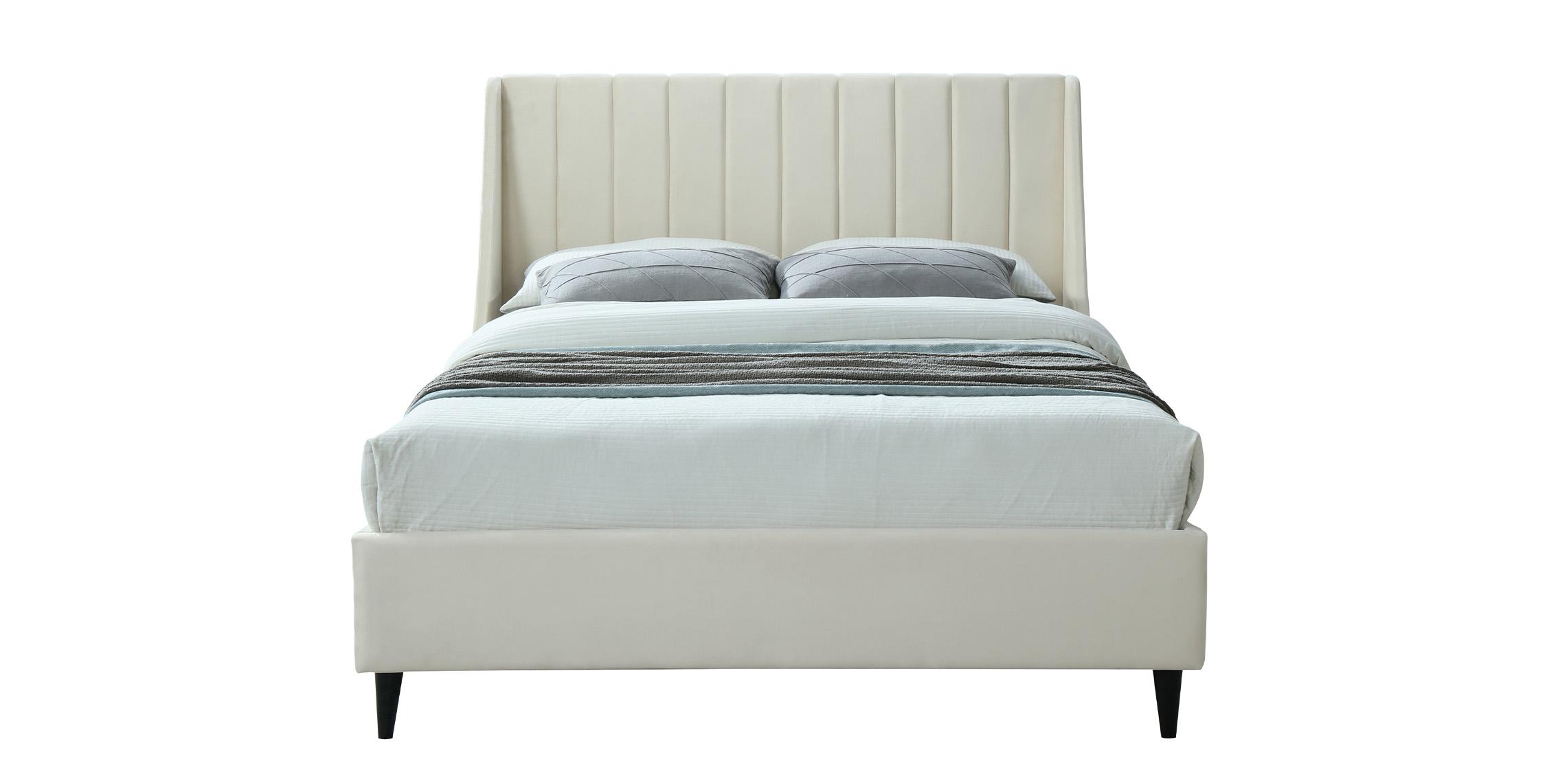 

        
Meridian Furniture EVA EvaCream-K Platform Bed Cream Velvet 753359808857
