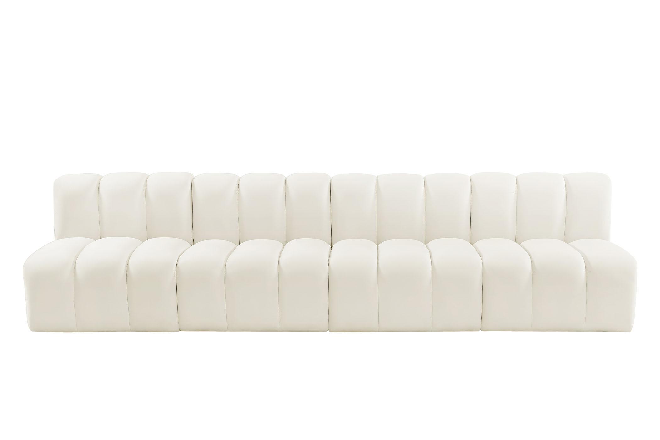 

        
Meridian Furniture ARC 103Cream-S4E Modular Sectional Sofa Cream Velvet 094308298474
