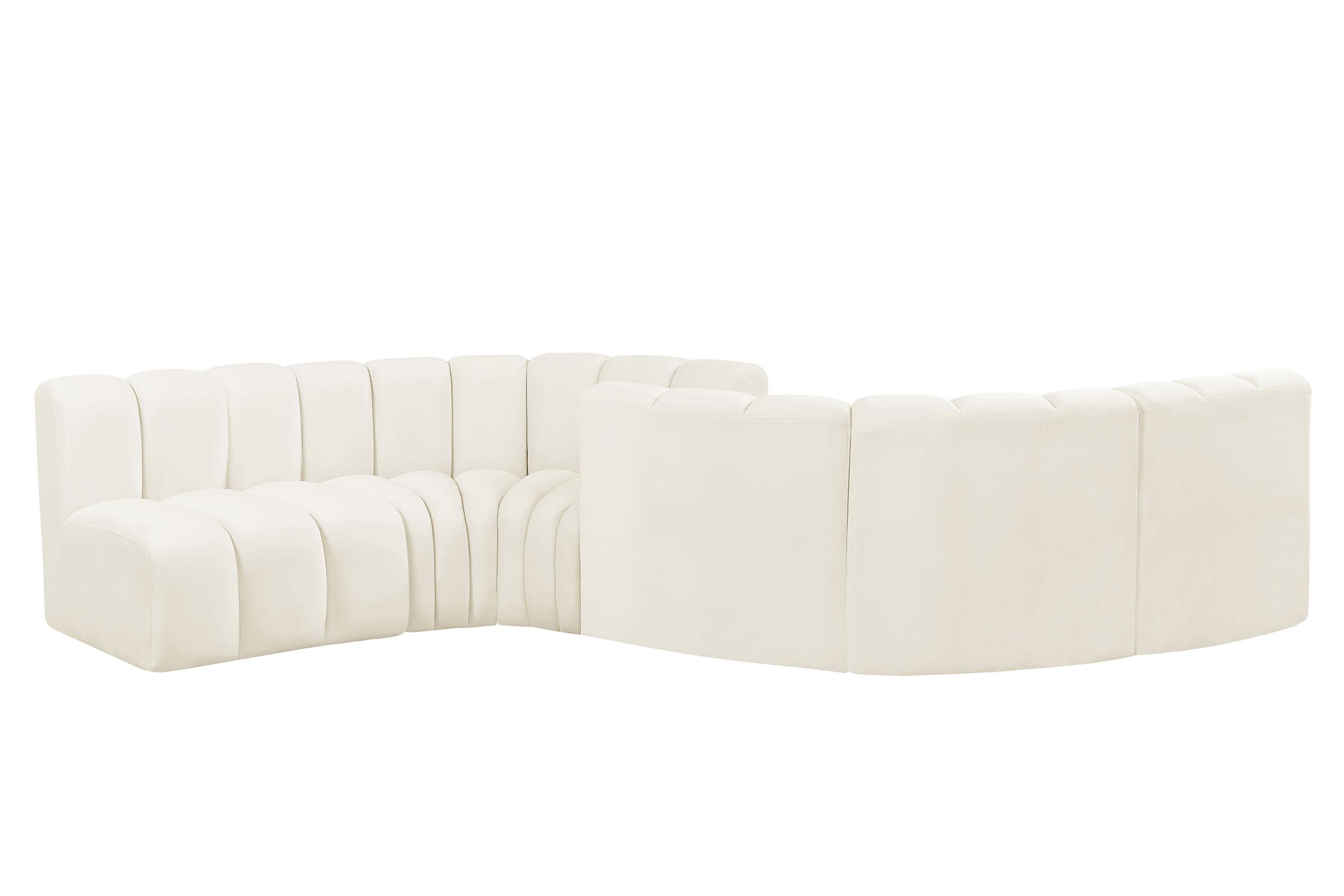 

    
103Cream-S6D Meridian Furniture Modular Sectional Sofa
