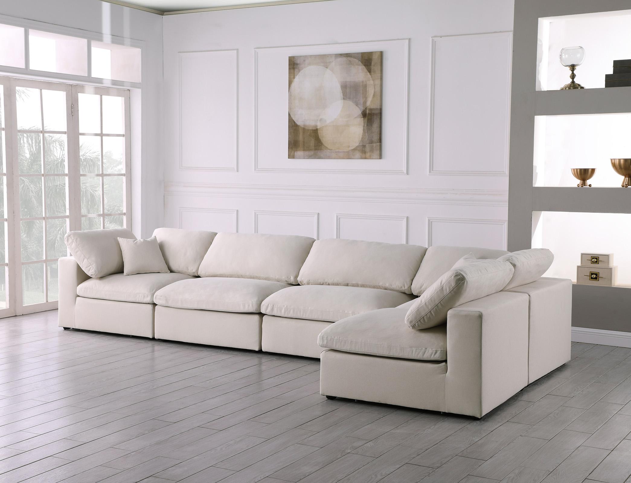 

        
Meridian Furniture 602Cream-Sec5D Modular Sectional Sofa Cream Fabric 094308257815
