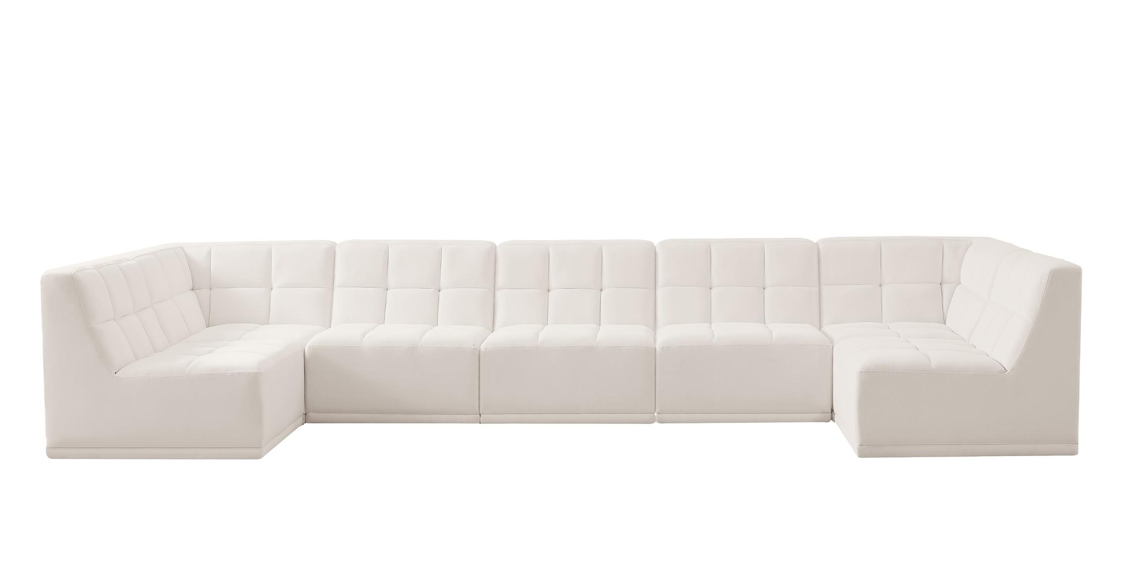 

        
Meridian Furniture RELAX  650Cream-Sec7A Modular Sectional Cream Velvet 704831409505
