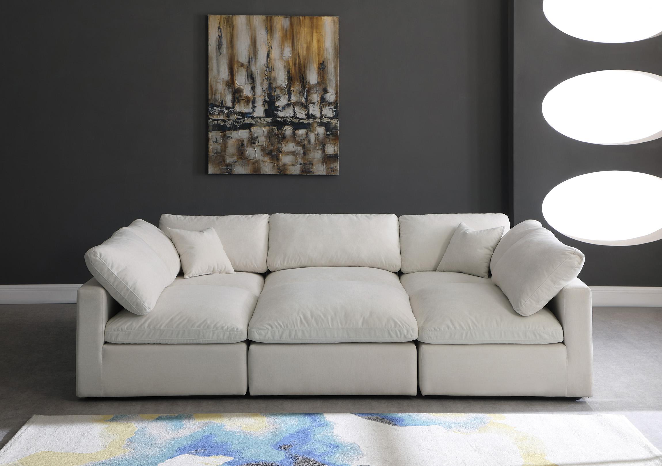 

        
Meridian Furniture 602Cream-Sec6C Modular Sectional Sofa Cream Fabric 753359805788

