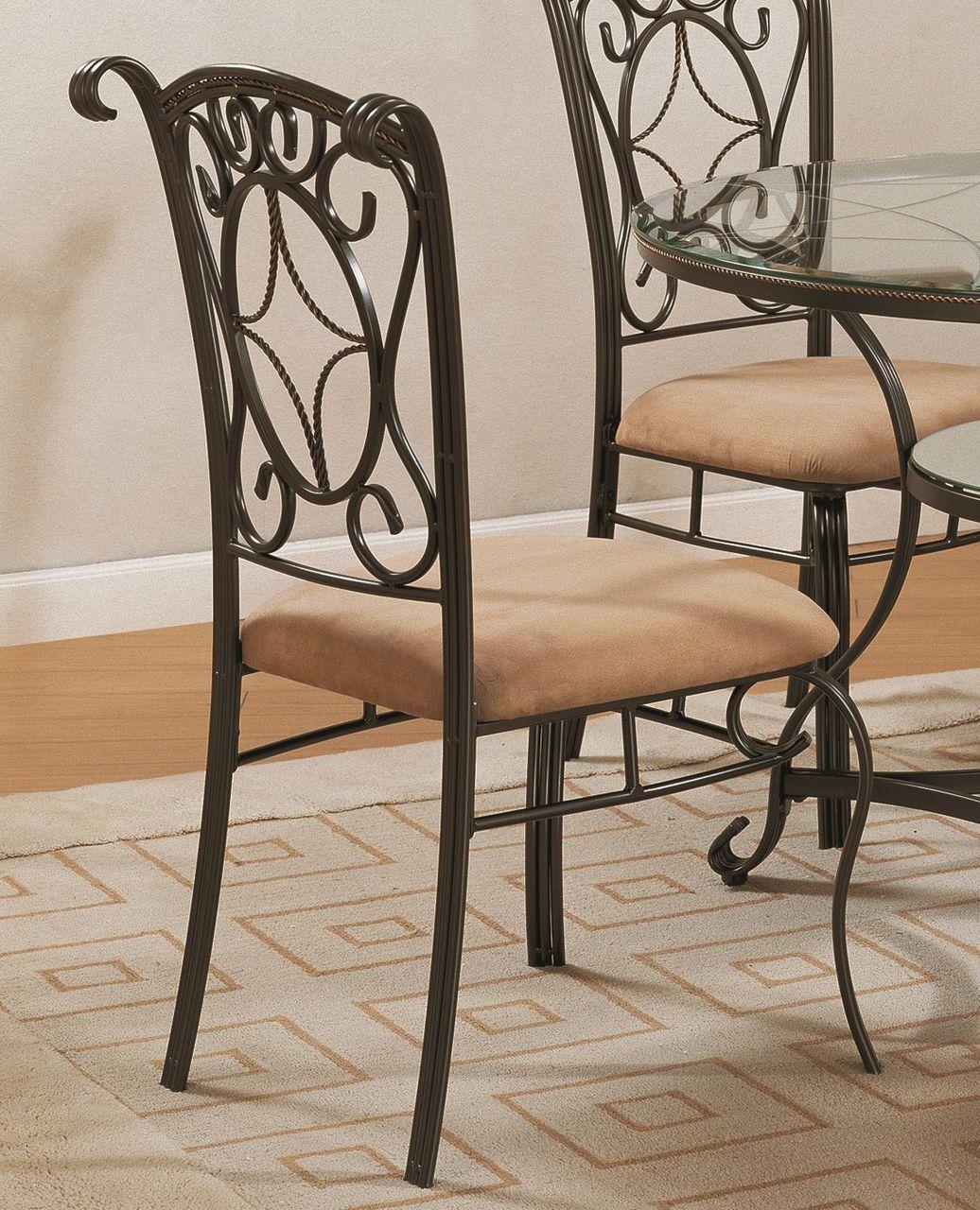 

                    
Crown Mark Jessica Dining Sets Desert sand Fabric Purchase 
