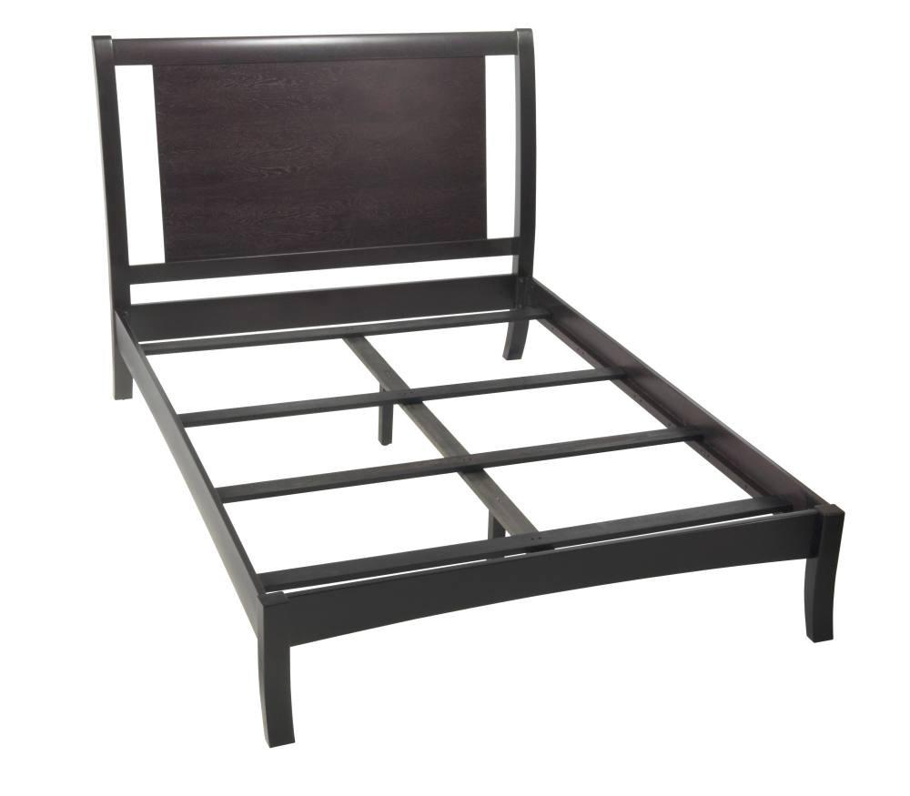 

                    
Buy Dark Espresso Finish Birch Wood Veneer Queen Sleigh Bedroom Set 3Pcs NEVIS by Modus Furniture
