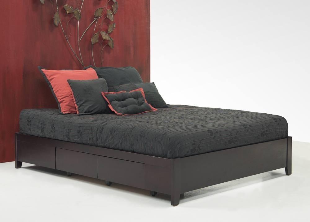 

    
Dark Espresso Finish King Storage Bed SIMPLE by Modus Furniture
