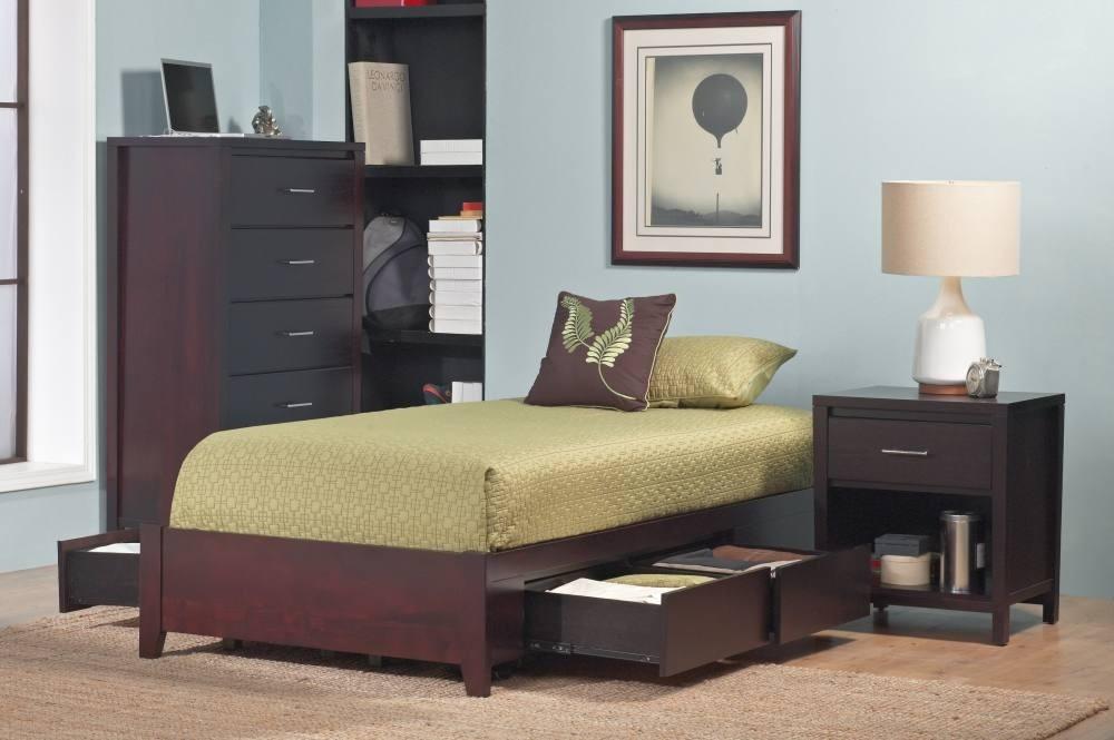 

                    
Buy Dark Espresso Finish Twin Storage Bed SIMPLE by Modus Furniture
