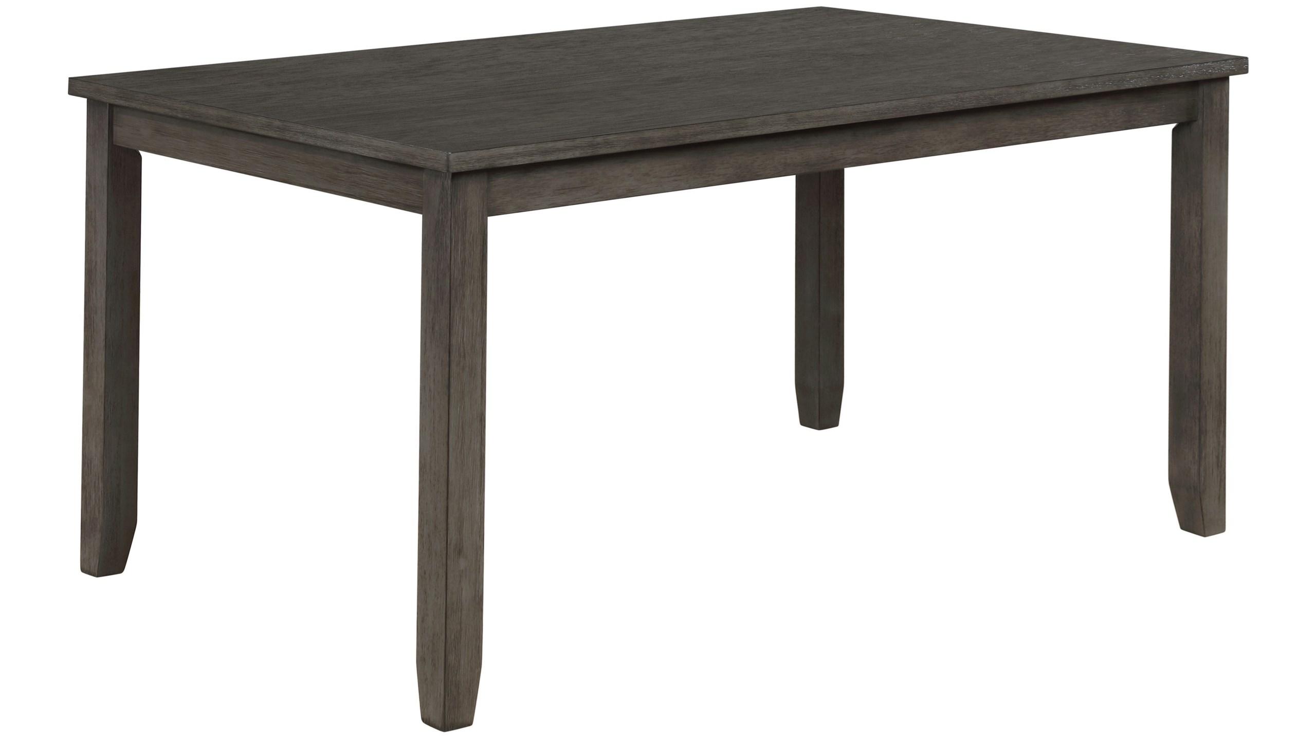 Simple, Farmhouse Dining Table Favella 2323DGY-T-3660 in Dark Gray 