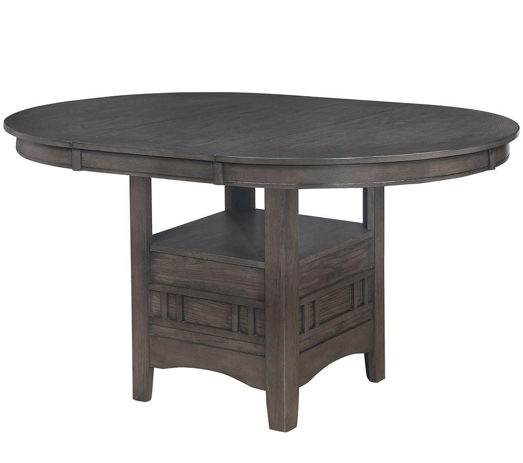 Simple, Farmhouse Dining Table Hartwell 2195GY-T-4260 in Dark Gray 