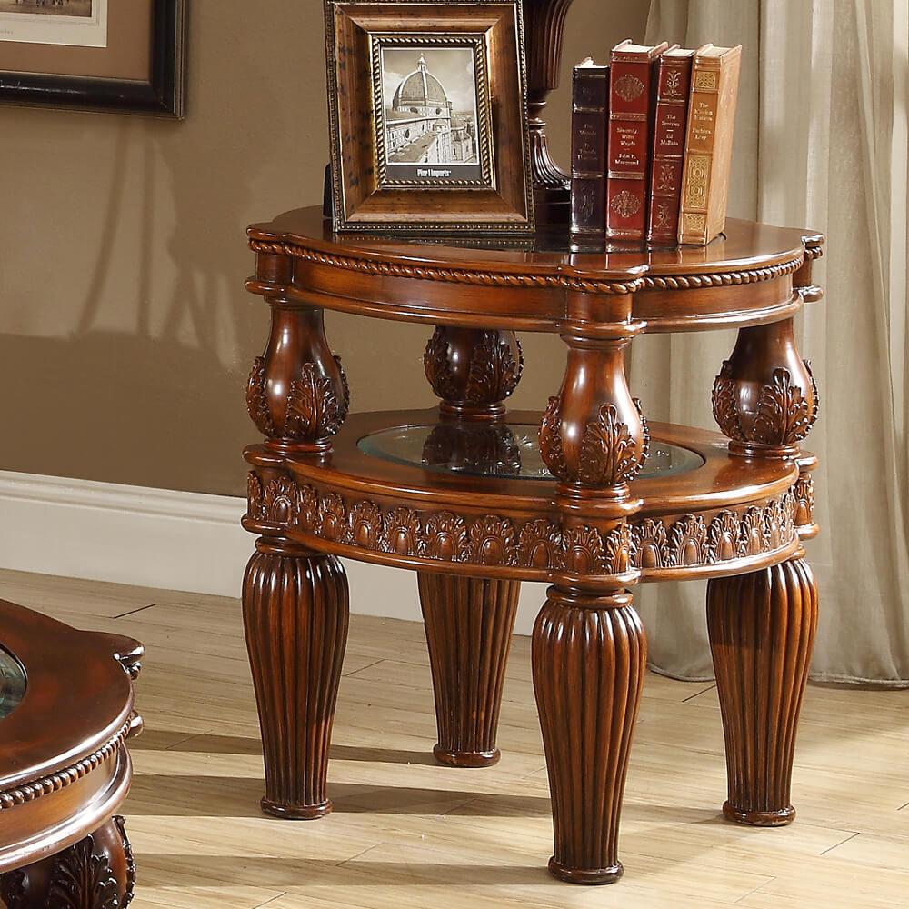 

    
Homey Design Furniture HD-1521 Coffee Table Set Dark Mahogany/Gold HD-1521-CTSET3
