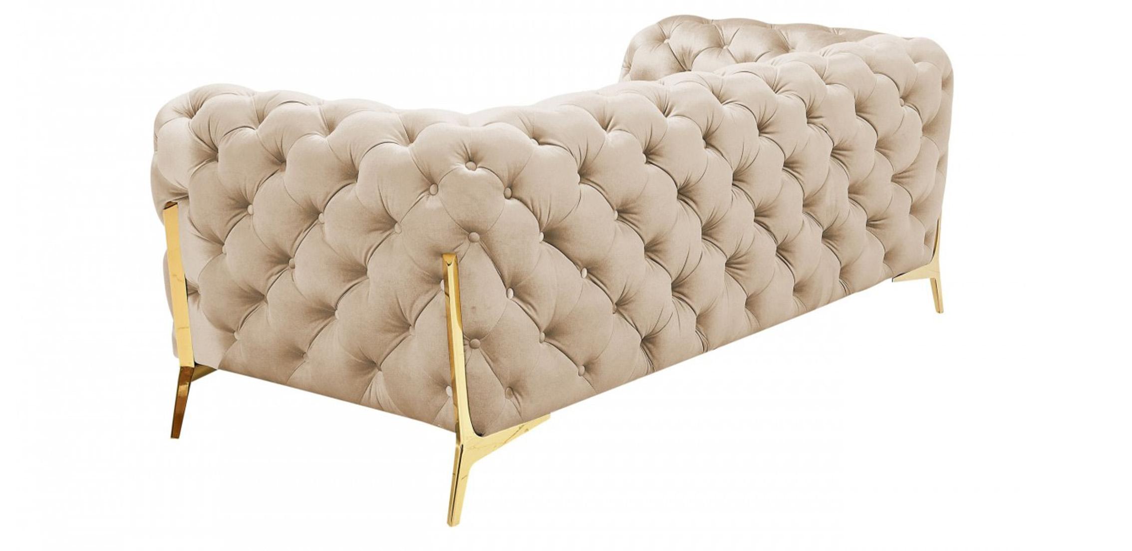 

                    
Buy Deluxe Pearl Beige Velvet Tufted Sofa Set 3 VIG Divani Casa Sheila Contemporary
