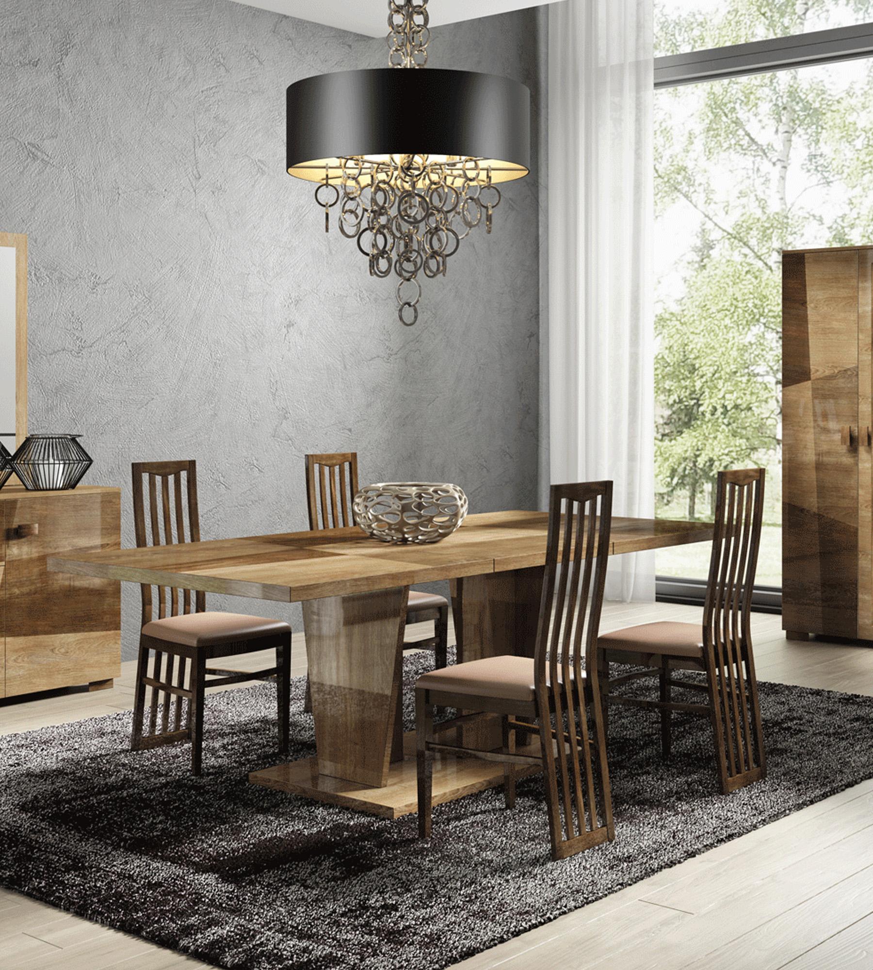 

    
ESF Picasso Dining Room Set Brown/Beige PICASSO-TABLE-6PC
