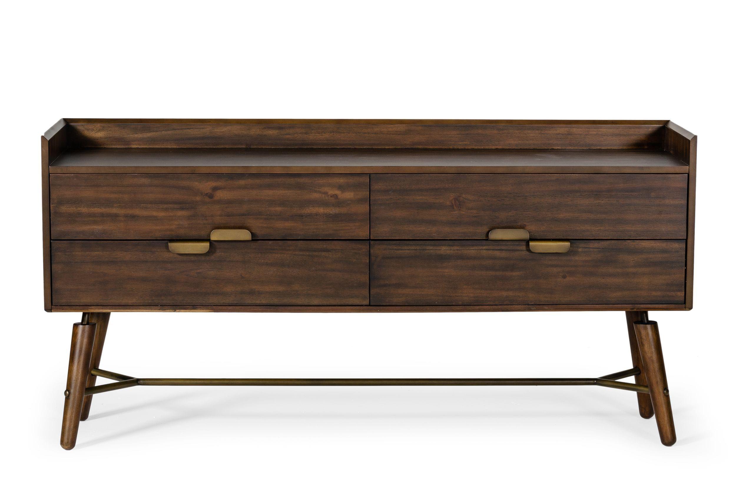 

    
VIG Furniture Sutton Dresser With Mirror Brown VGWH184030401-DRS-2pcs
