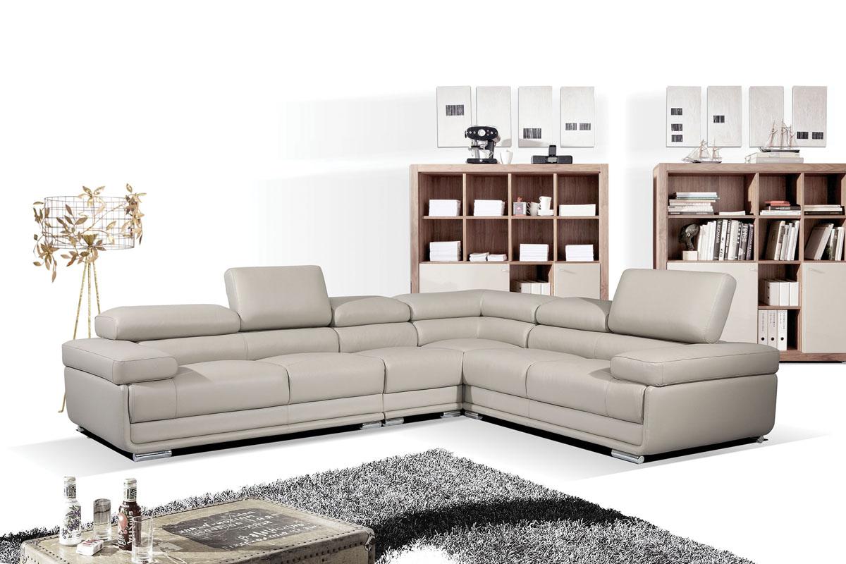 

    
ESF 2119 Sectional Sofa Gray 2119SECTIONAL-RHC
