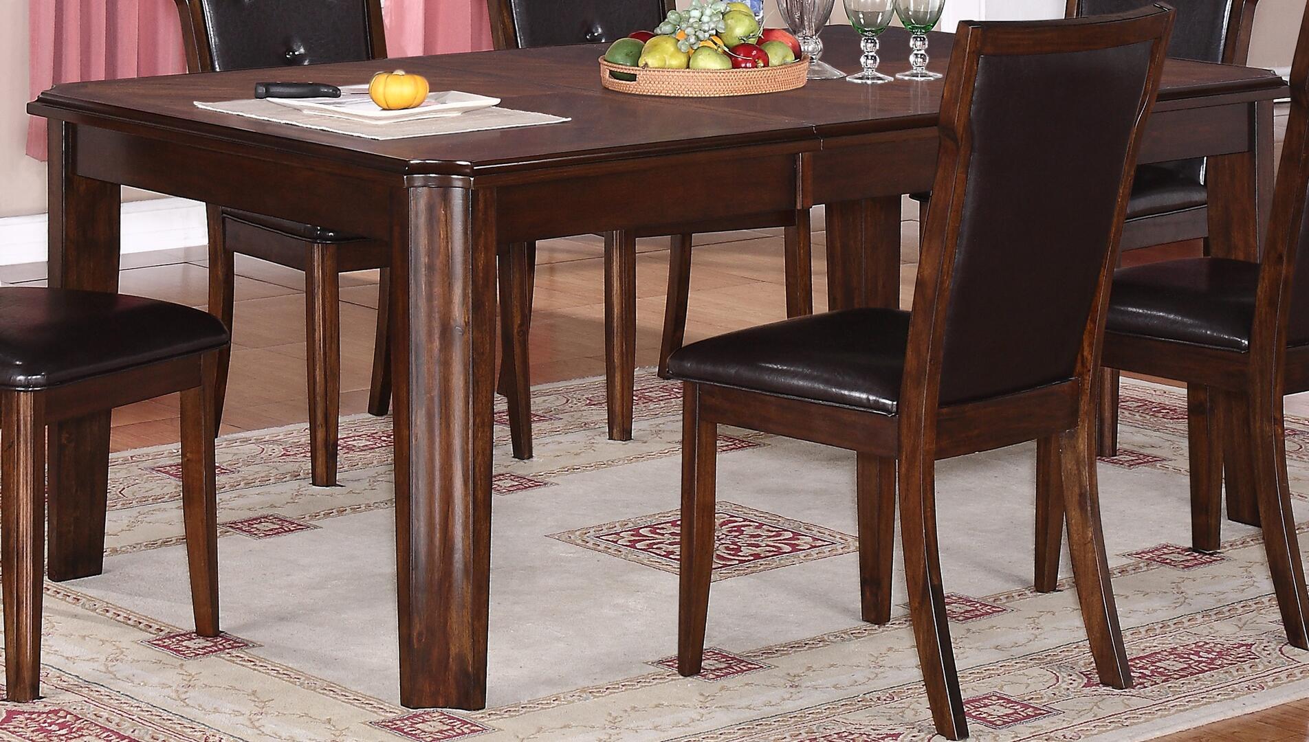 

    
Espresso Finish Wood Dining Room Set 8Pcs w/Chest Transitional Cosmos Furniture Pam
