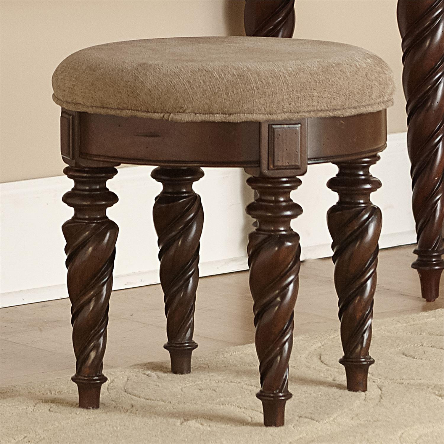 

    
European Traditional Brown Wood Stools 2 pcs Arbor Place (575-BR) Liberty Furniture
