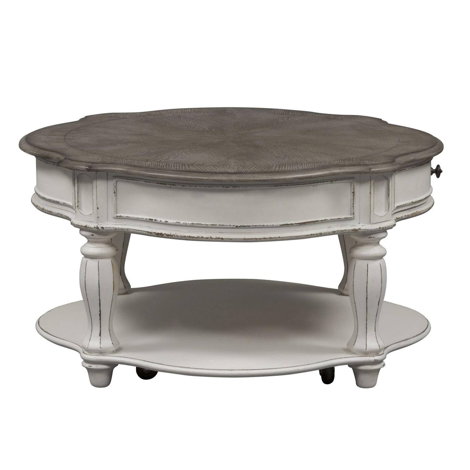 

                    
Liberty Furniture Magnolia Manor  (244-OT) Coffee Table Coffee Table White  Purchase 
