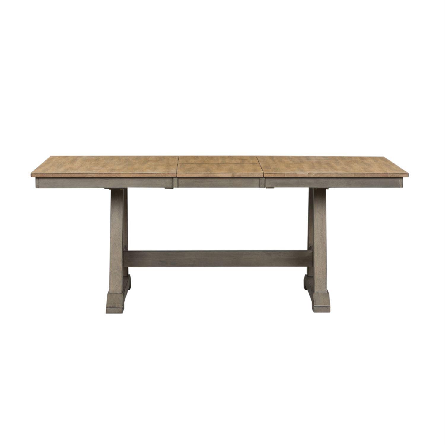 

    
Liberty Furniture Lindsey Farm  (62-CD) Dining Table Dining Table Gray 62-CD-TRS
