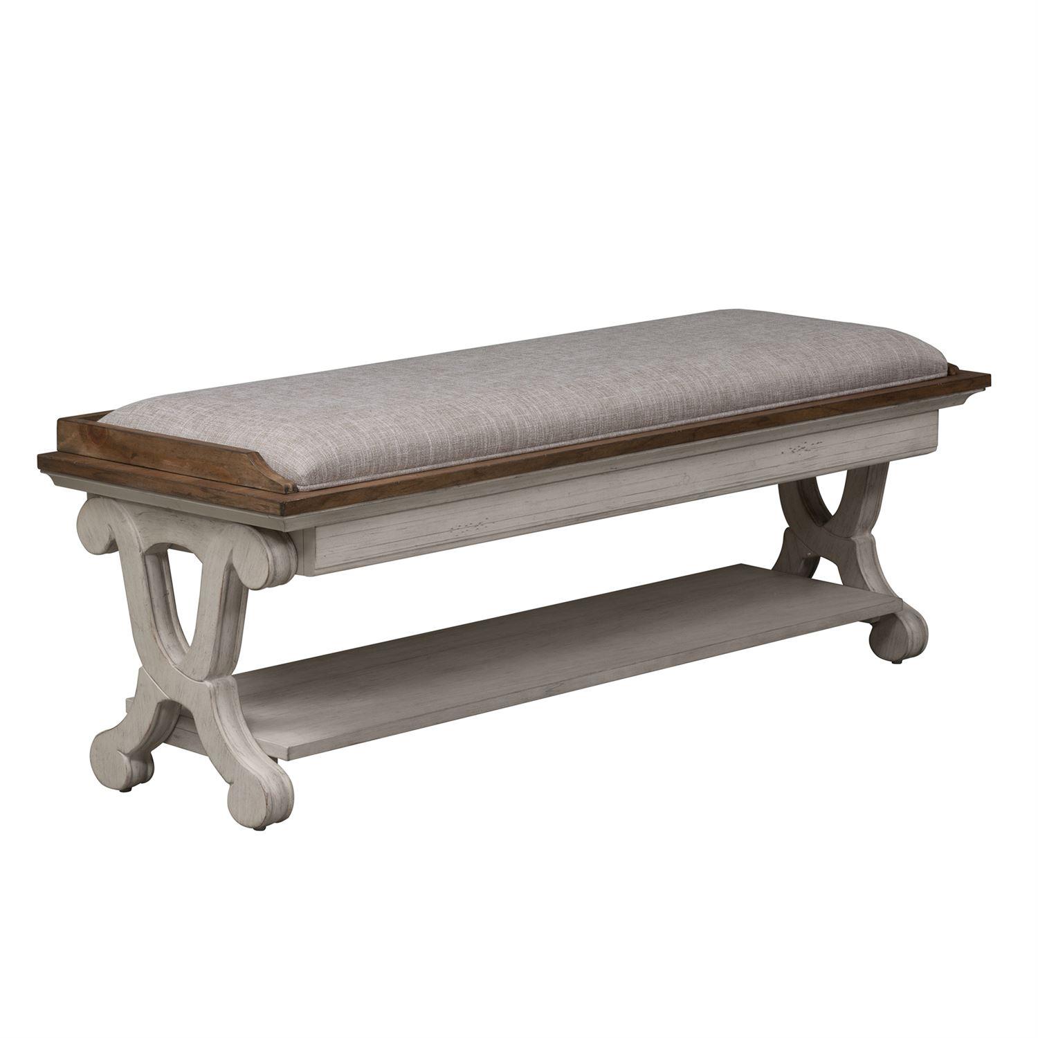 

    
Liberty Furniture Farmhouse Reimagined  (652-BR) Bench Bench White 652-BR47
