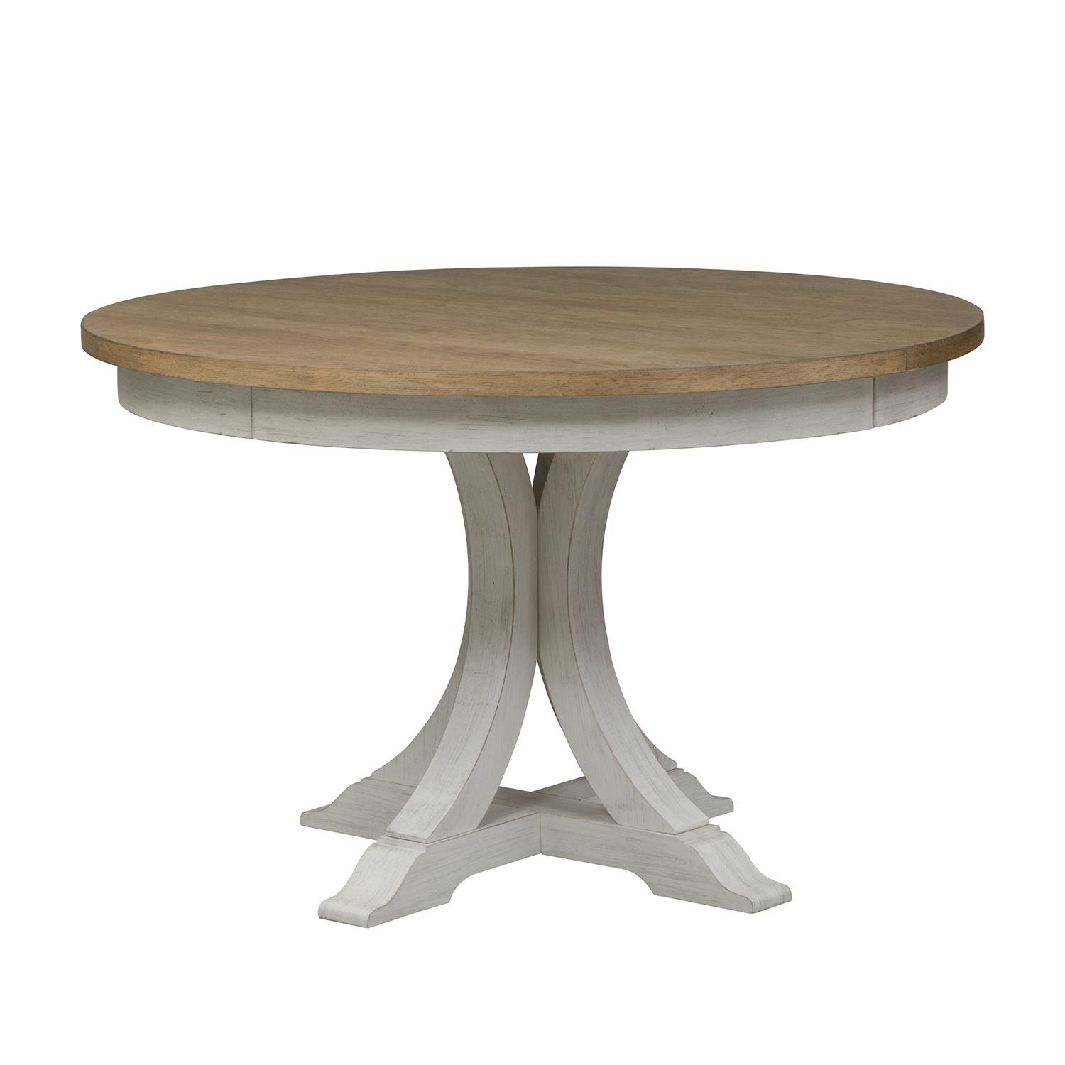 

    
652-DR-PDS Antique White Dining Table Farmhouse Reimagined 652-DR-PDS Liberty Furniture
