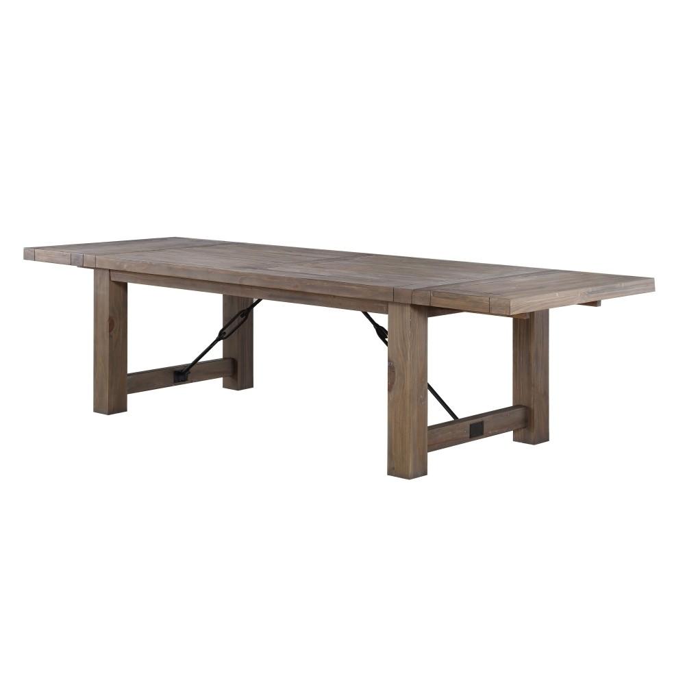 

    
Flint Oak Finish Solid Wood Rustic Dining Set 8Pcs AUTUMN by Modus Furniture
