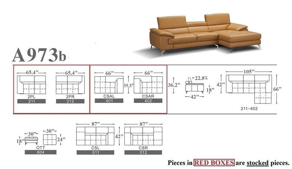 

    
SKU 179064 J&M Furniture Sectional Sofa
