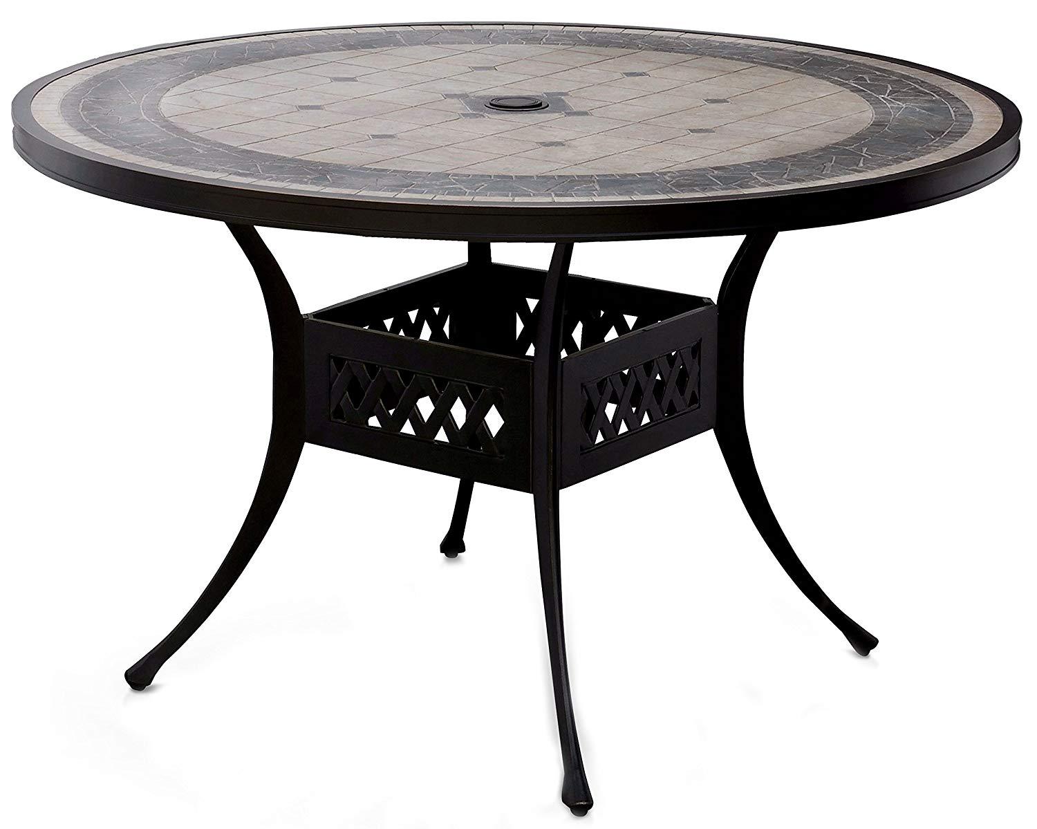 

    
Black Aluminum Patio Table Set 5 CHARISSA CM-OT2125-RT-5PC Furniture of America
