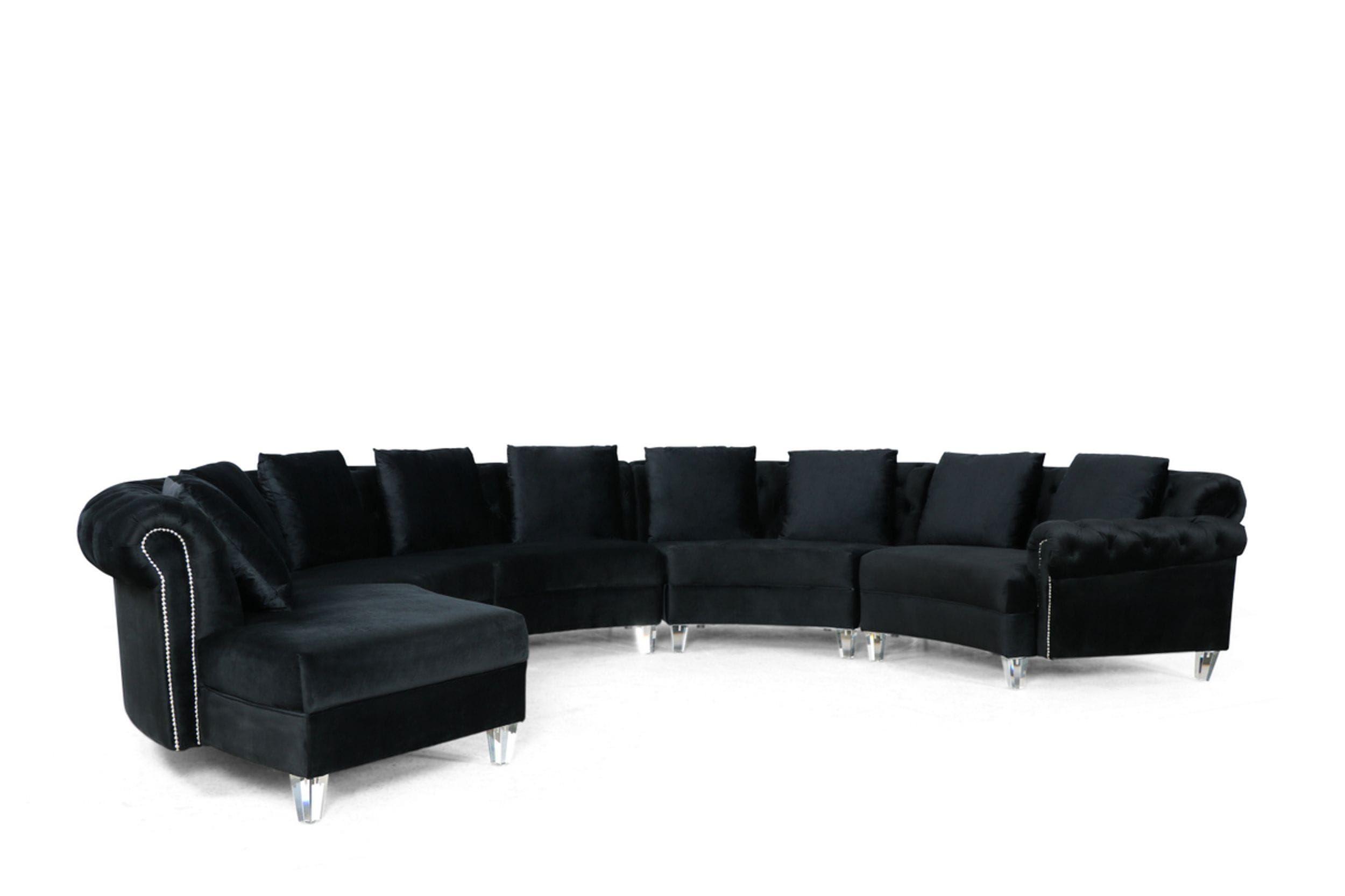 

    
VIG Furniture VG2T1124-5P-BLK-2 Sectional Sofa Black VG2T1124-5P-BLK-2
