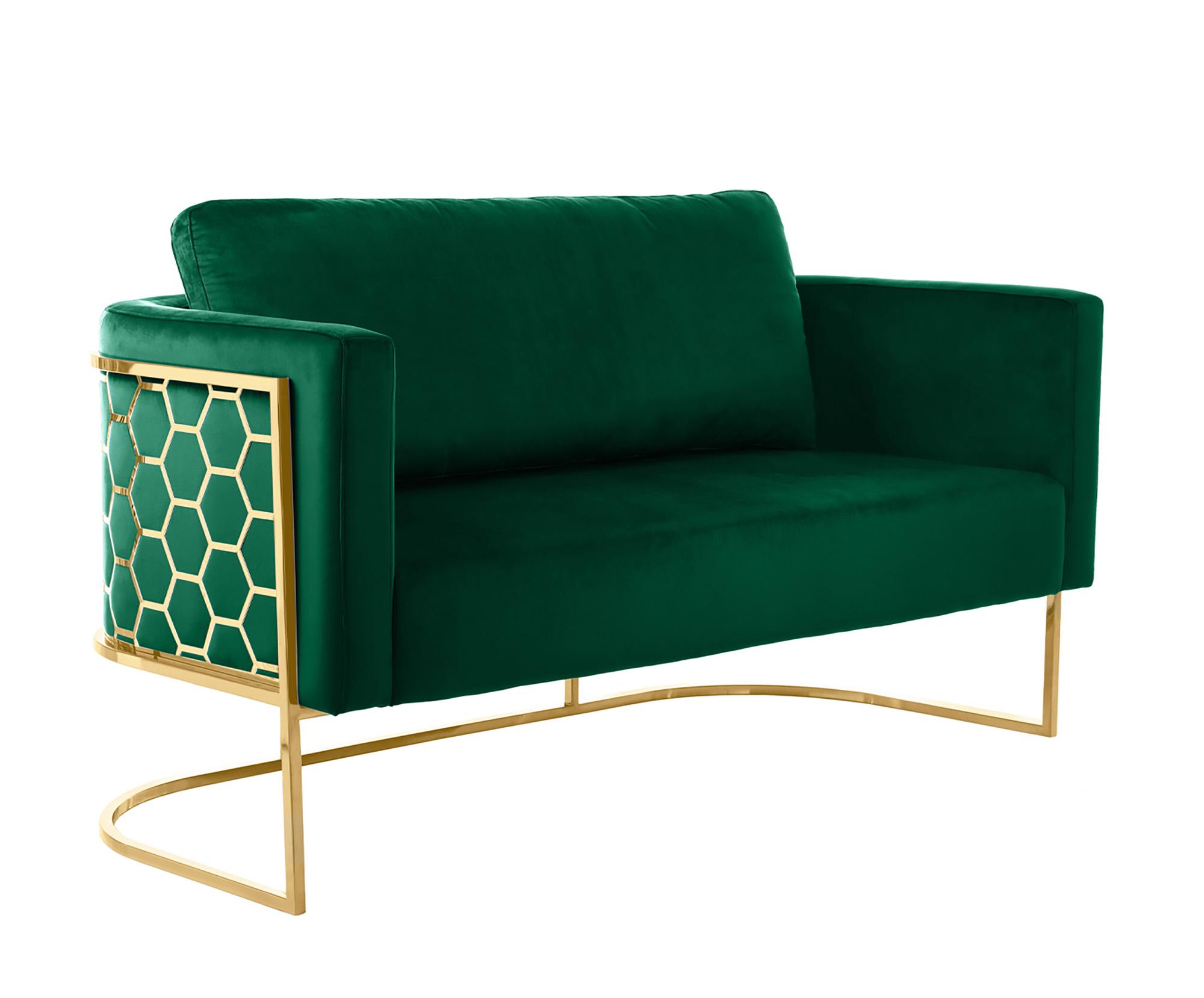 

    
Meridian Furniture CASA 692Green-S-Set-2 Sofa Set Green/Gold 692Green-S-Set-2
