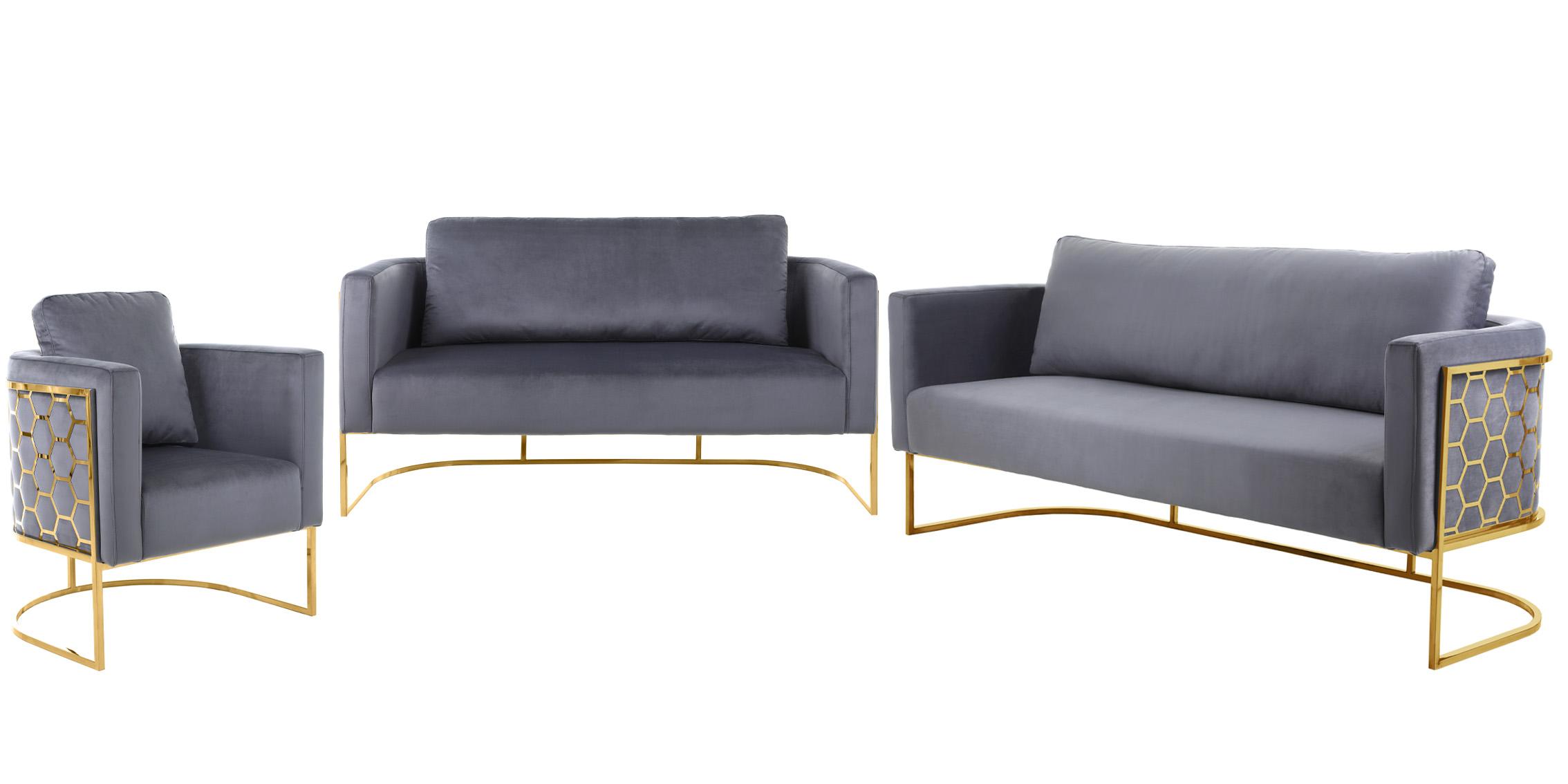 

        
094308254715Glam Gold & Grey Velvet Chair CASA 692Grey-C Meridian Contemporary Modern
