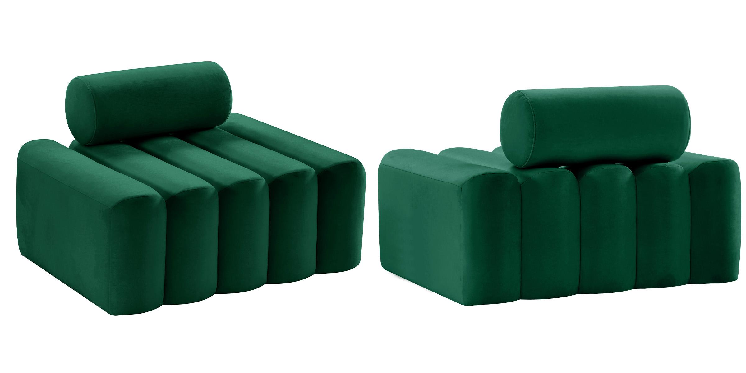 

    
647Green-S-Set-3 Meridian Furniture Sofa Set
