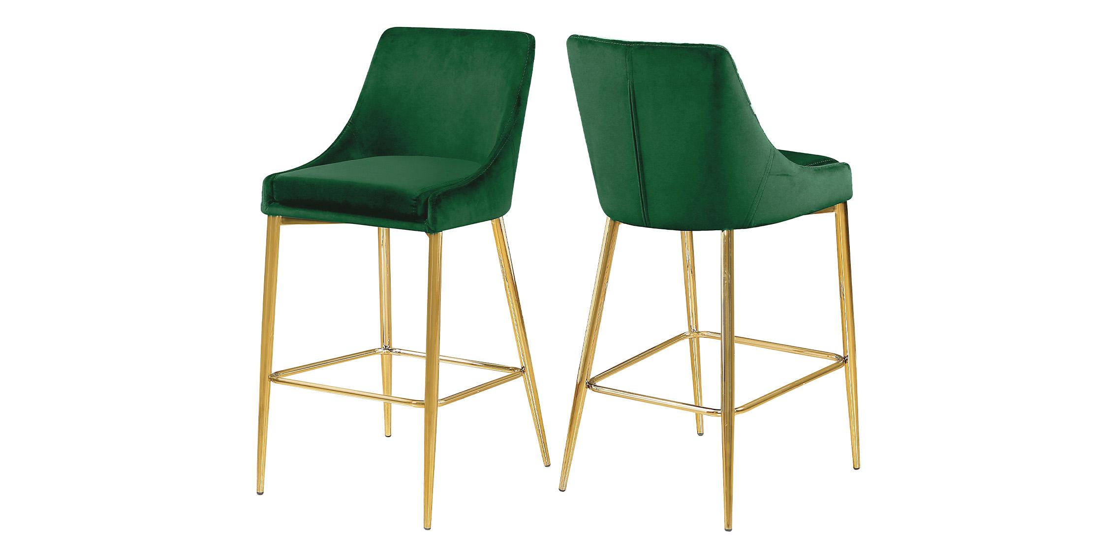 

    
Meridian Furniture KARINA 789Green-C Counter Stool Set Green/Gold 789Green-C-Set-2

