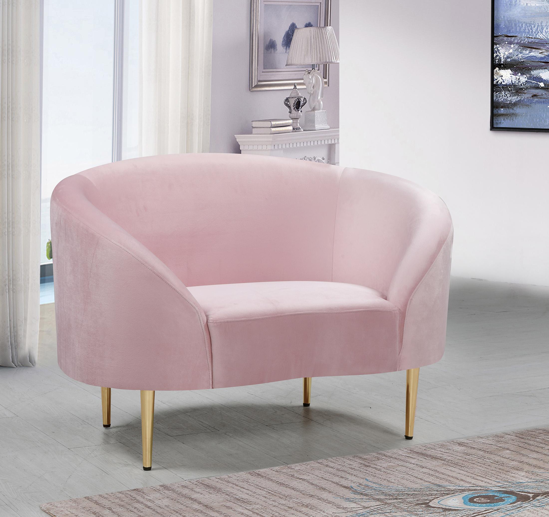 

    
Glam Pink Velvet Arm Chair Set 2P RITZ 659Pink-C Meridian Contemporary Modern
