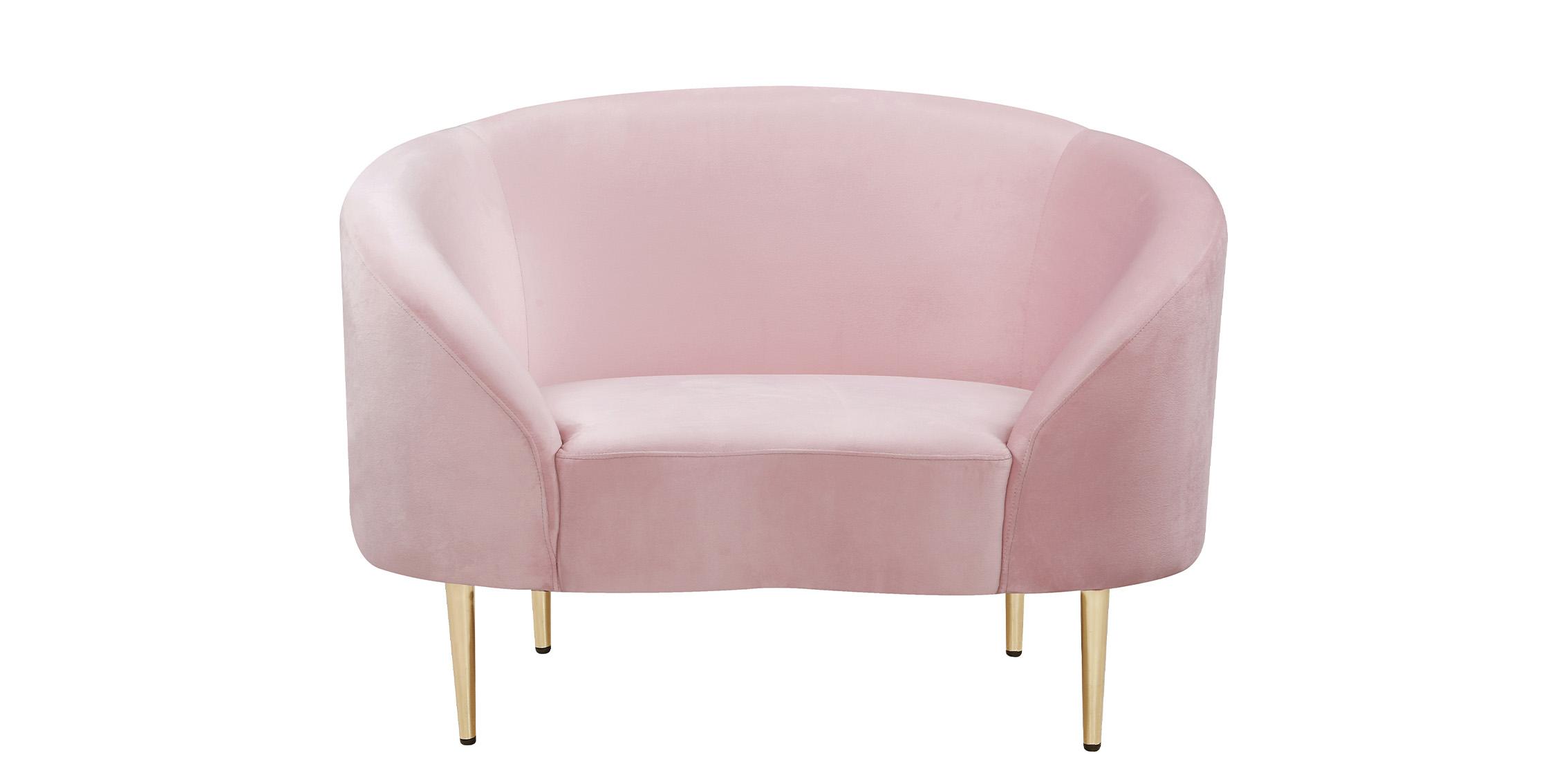 

        
Meridian Furniture RITZ 659Pink-C-Set-2 Arm Chair Set Pink Velvet 704831402506
