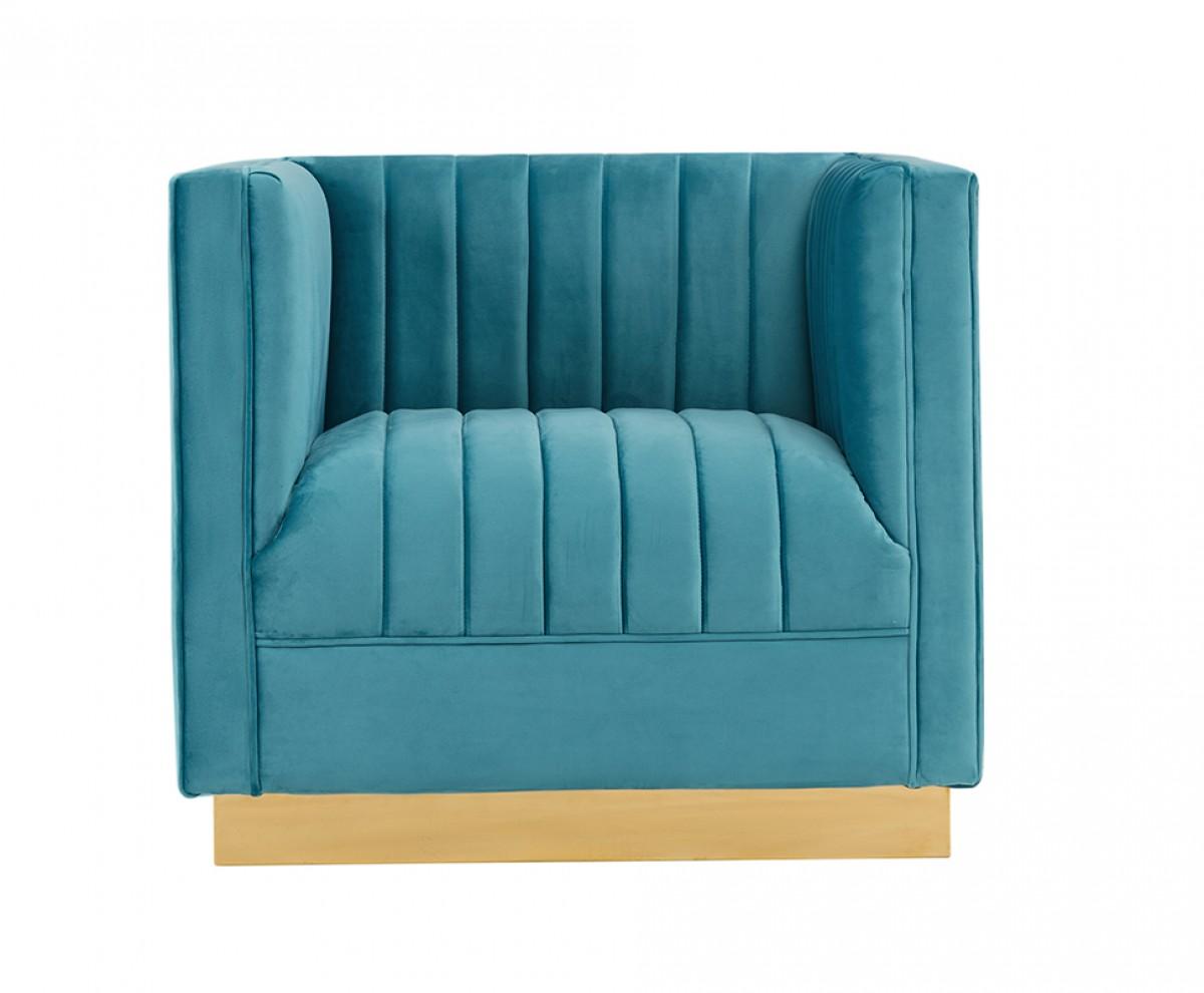 

                    
VIG Furniture VGRH-RHS-AC-506-BLU-Set-2 Lounge Chair Set Teal Fabric Purchase 
