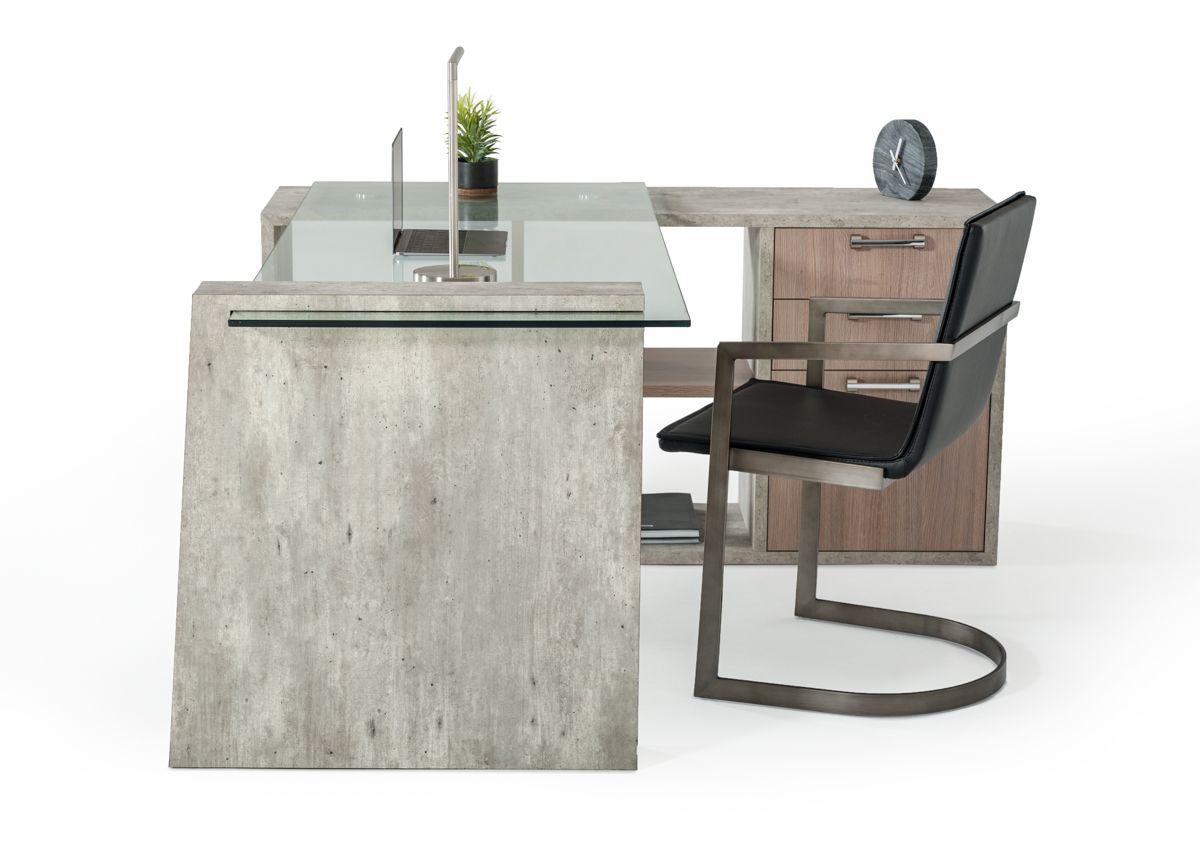 

    
VIG Furniture Boston Desk with Chair Oak/Gray VGANBOSTON-2pcs
