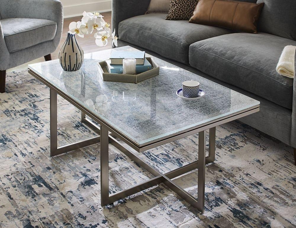 

                    
Crown Mark Eliza Coffee Table White/Silver  Purchase 
