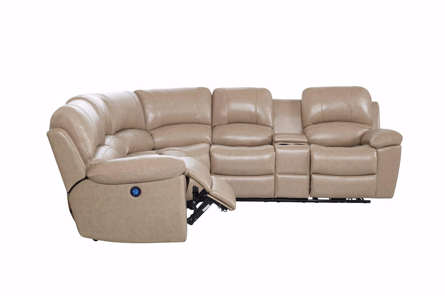 

    
Glove Tan-U15026-SEC Global Furniture U15026 Glove Tan Leather Reclining Sectional Sofa Modern
