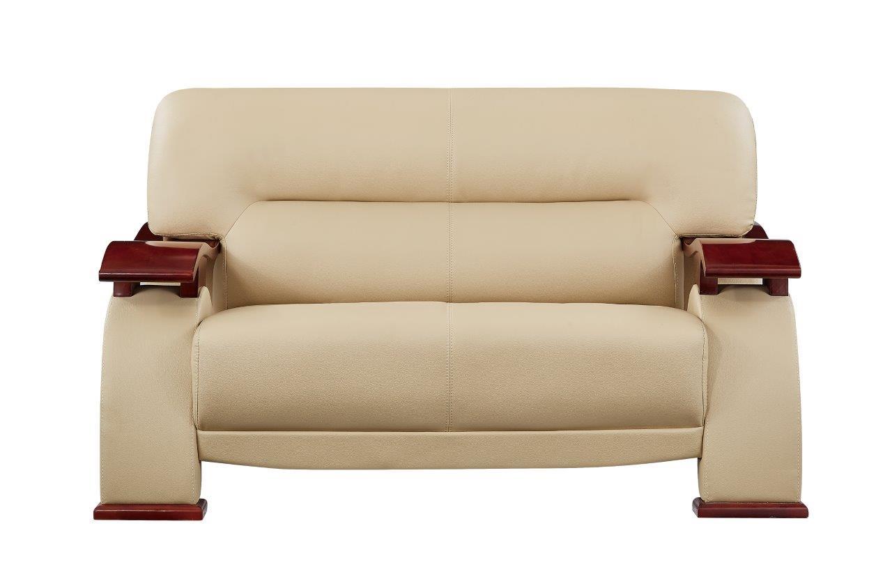 

        
Global Furniture USA U2033 Sofa Loveseat and Chair Set Cappuccino Leather 00887179000112
