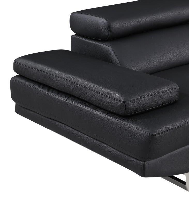

    
8136-BLACK-RAF BLACK Faux Leather Air Sectional RAF Contemporary Global United 8136-SEC
